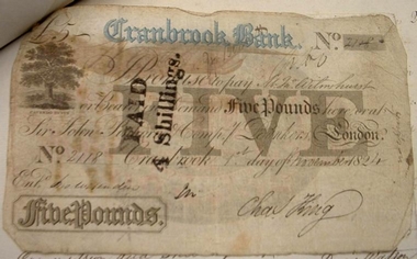 Cranbrook £5 banknote
